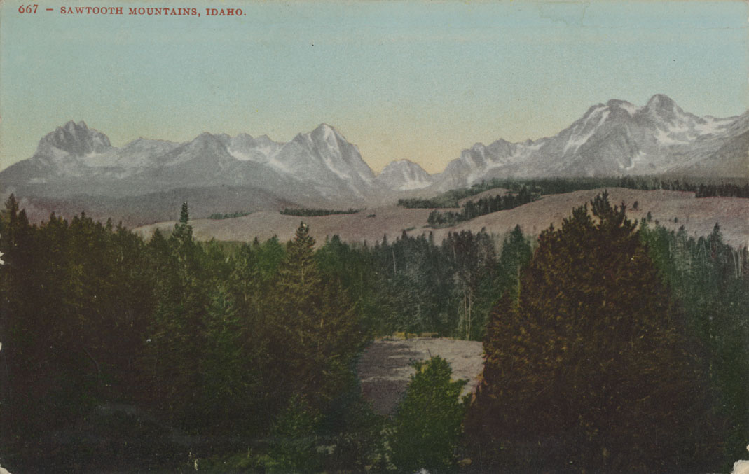 Sawtooth Mountains, Idaho. 667.