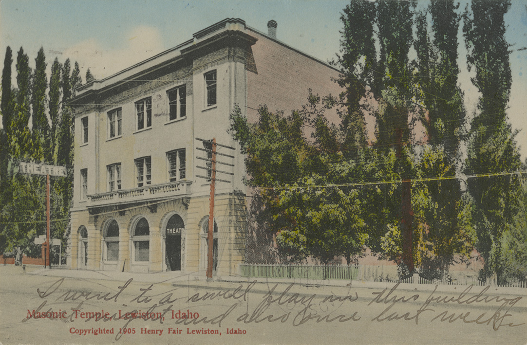Masonic Temple, Lewiston, Idaho. Theatre.
