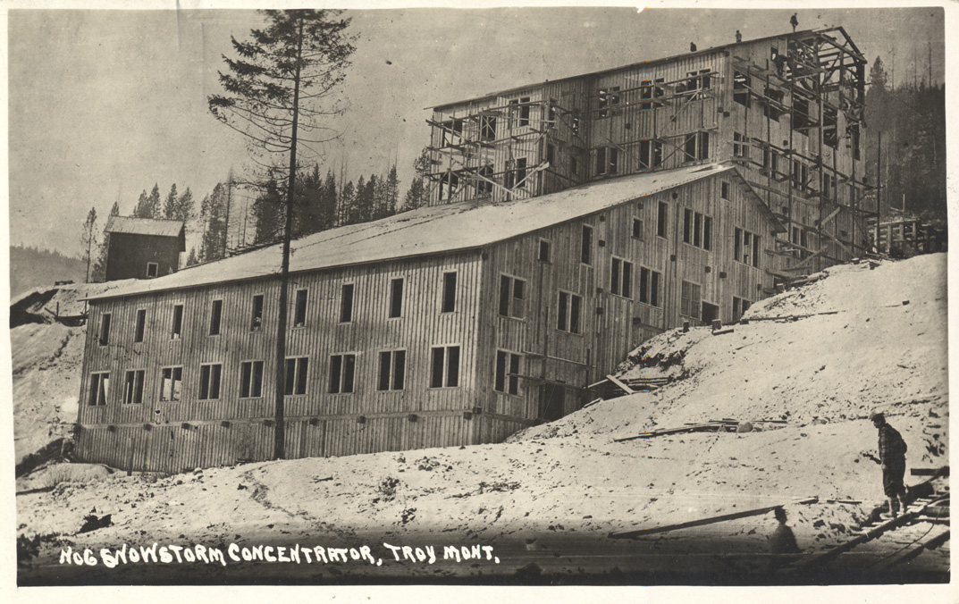 Snowstorm Concentrator, Troy, Montana. No. 6.